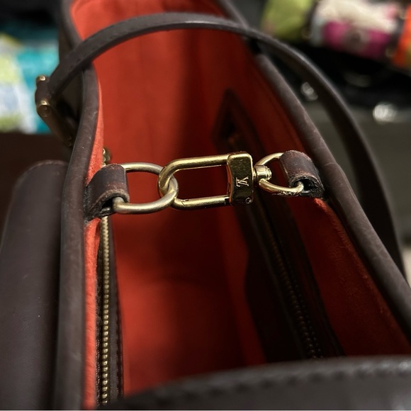 LOUIS VUITTON Damier Ebene Manosque PM Tote Shoulder Bag - Picture 14 of 16